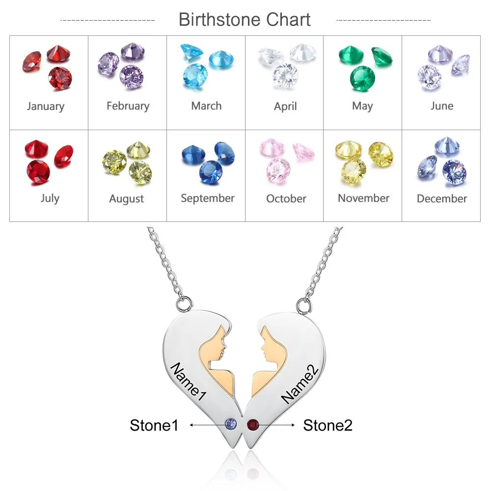 Double Sisters Custom Necklace