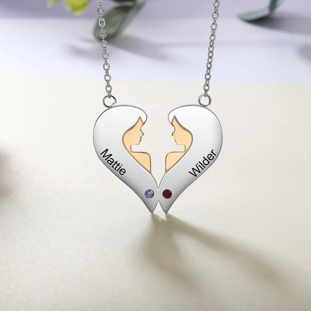 Double Sisters Custom Necklace