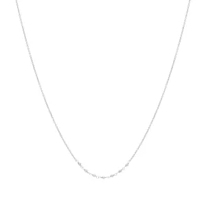 Emme Beaded Necklace - Silver