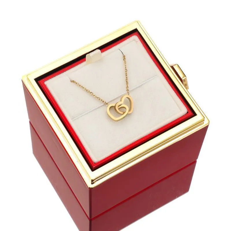 Eternal Rose Box - Engraved Persona Necklace And Box