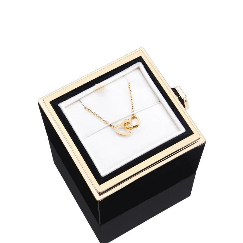 Eternal Rose Box - Engraved Persona Necklace And Box