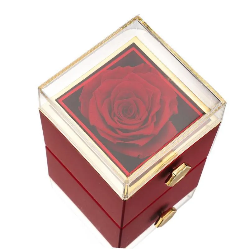Eternal Rose Box - Engraved Persona Necklace And Box