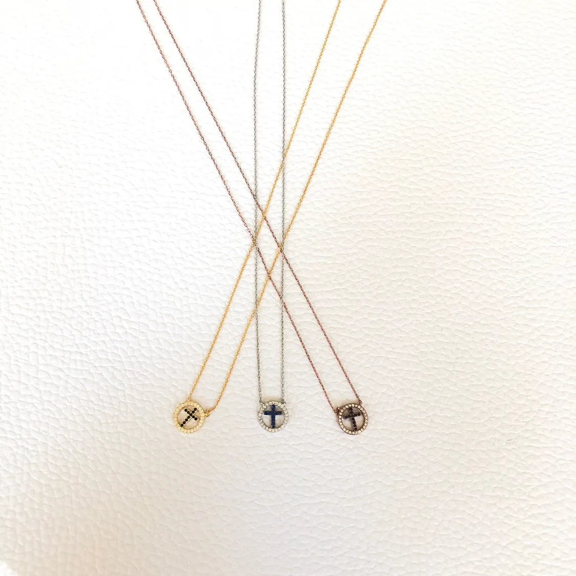 Eternity Cross Necklace