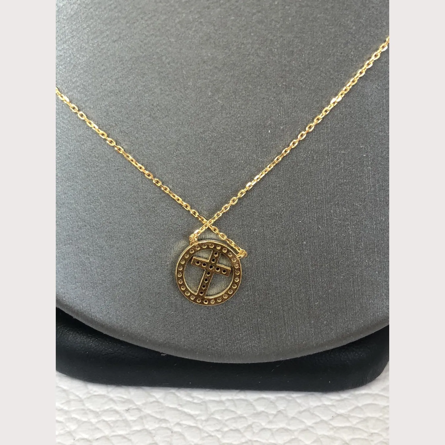 Eternity Cross Necklace