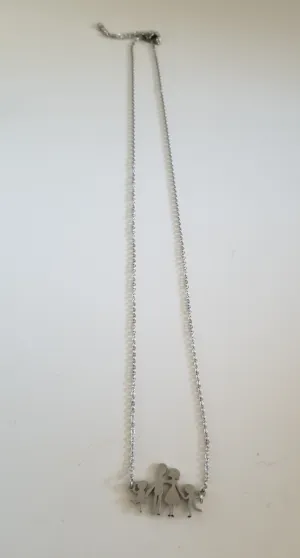Family Pendant & Stainless steel necklace