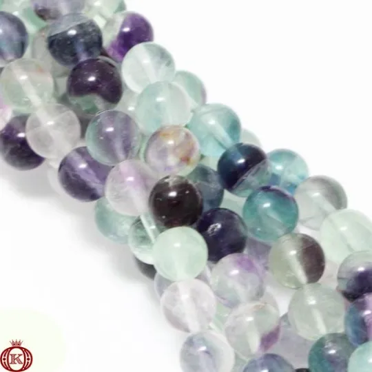 Fluorite Beads Smooth Round