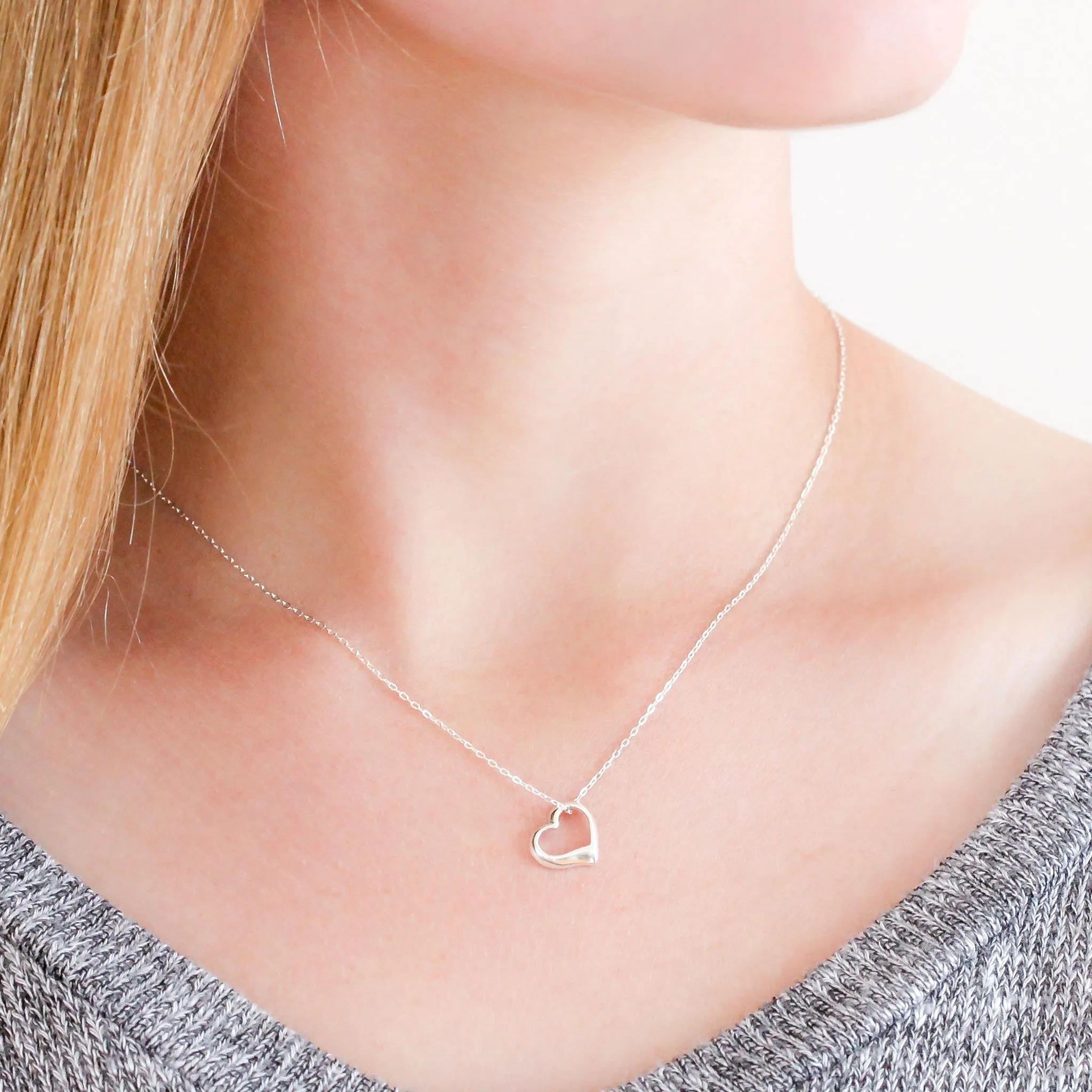 “Forever Family” Sterling Silver Necklace on Personalized Jewelry Card