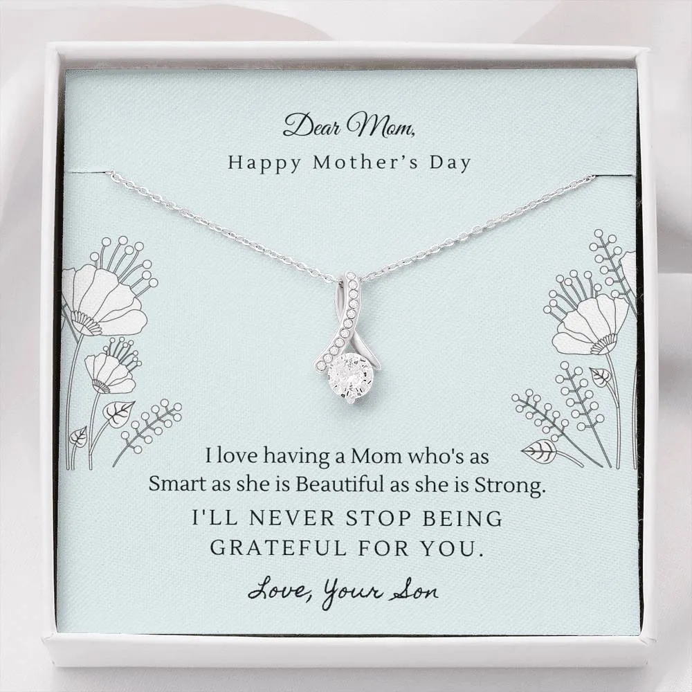 Forever grateful for you, From Son