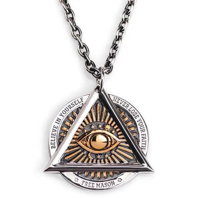 Freemason All Seeing Eye Necklace