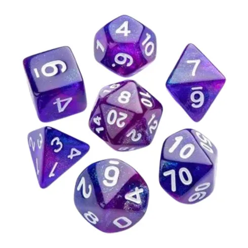Gamegenic Galaxy Series - Nebula - RPG Dice Set (7pcs)