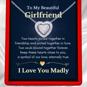 Girlfriend's 3 in 1 Necklace -  Sterling Silver Trinity Necklace - GF8
