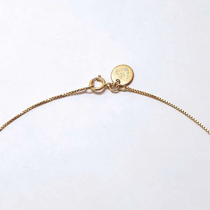 Gold Double Horn Necklace