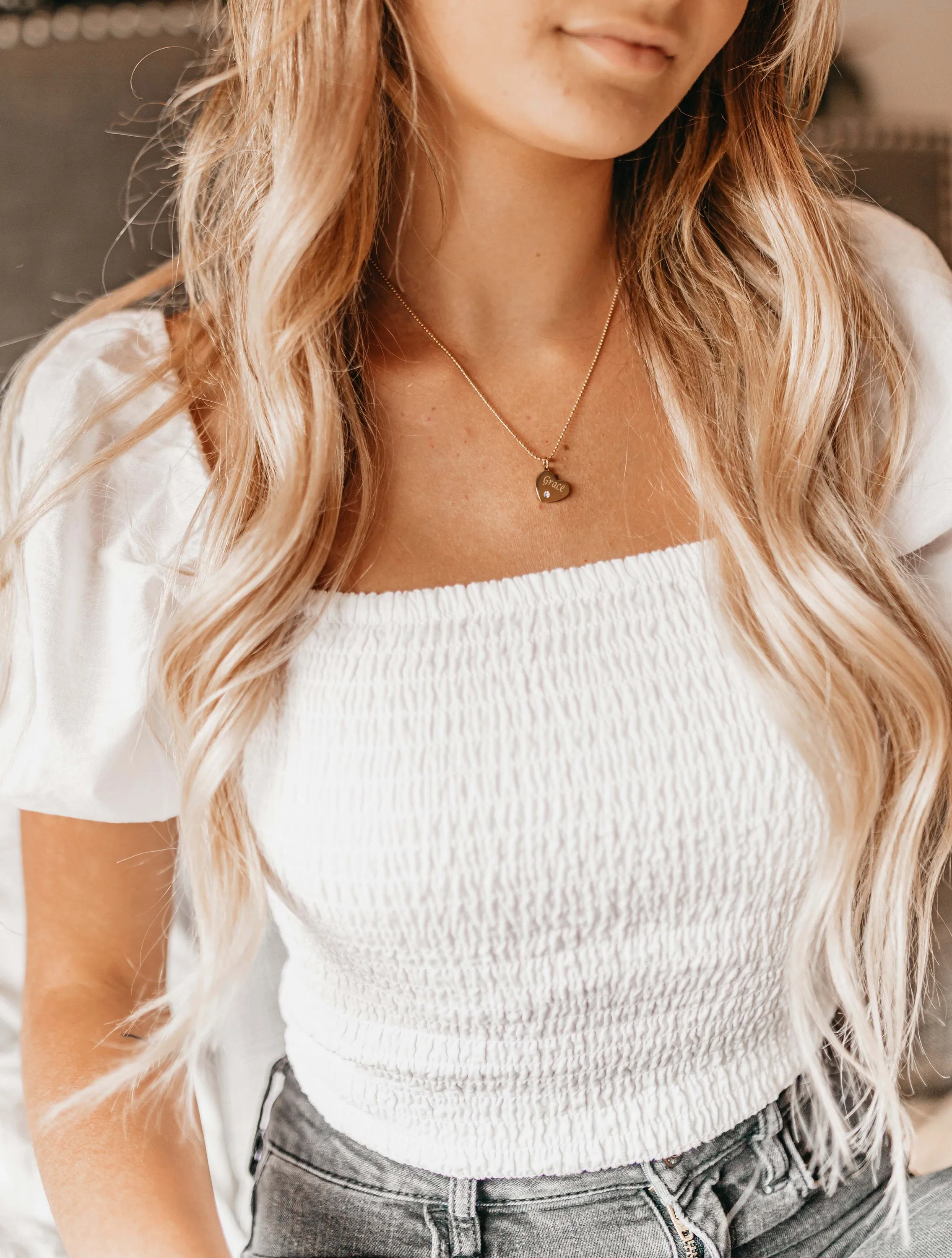 Gold Heart Necklace