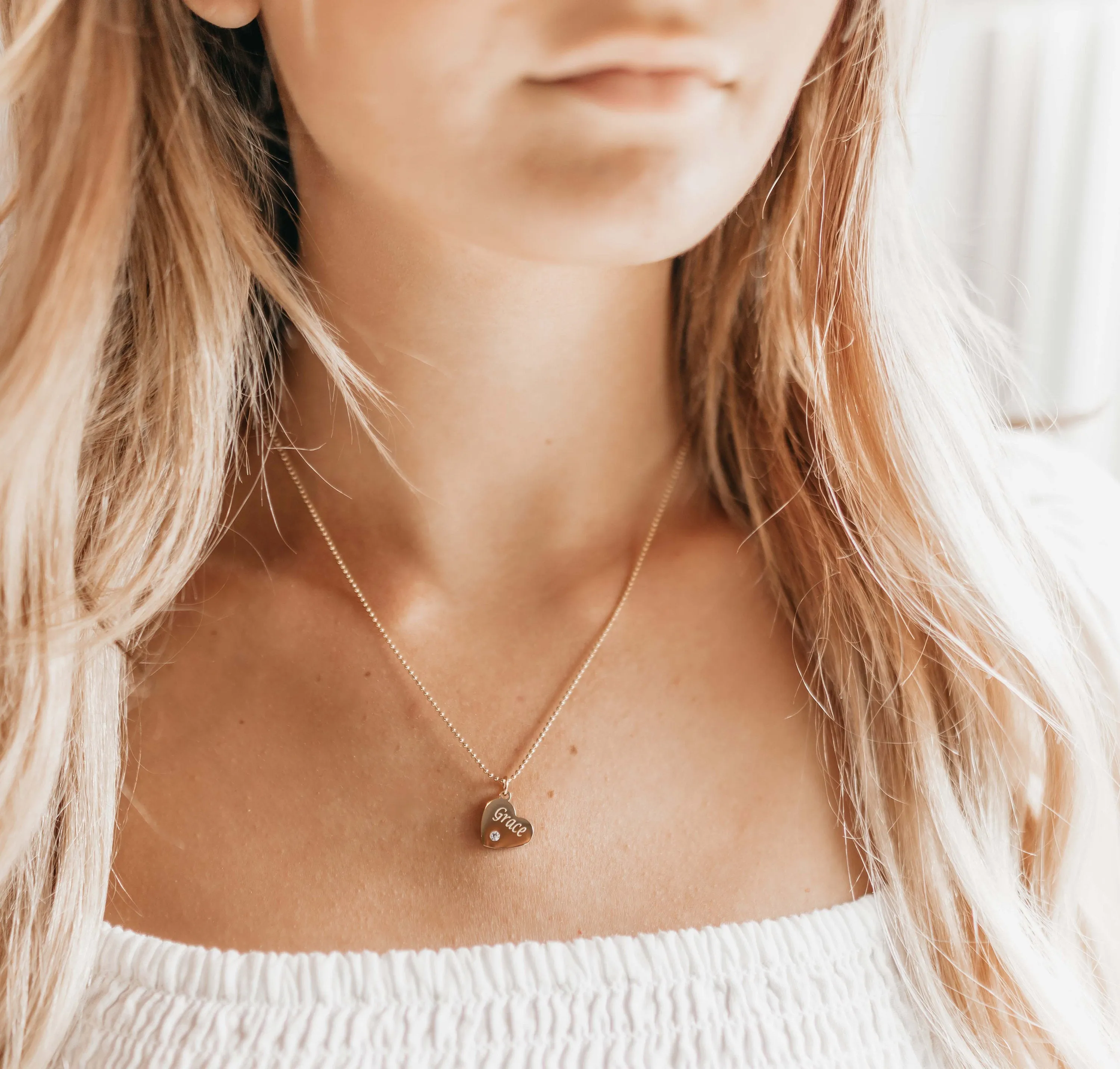 Gold Heart Necklace