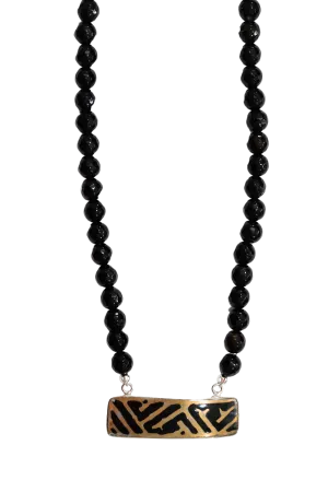 Golden Angles Bar Necklace