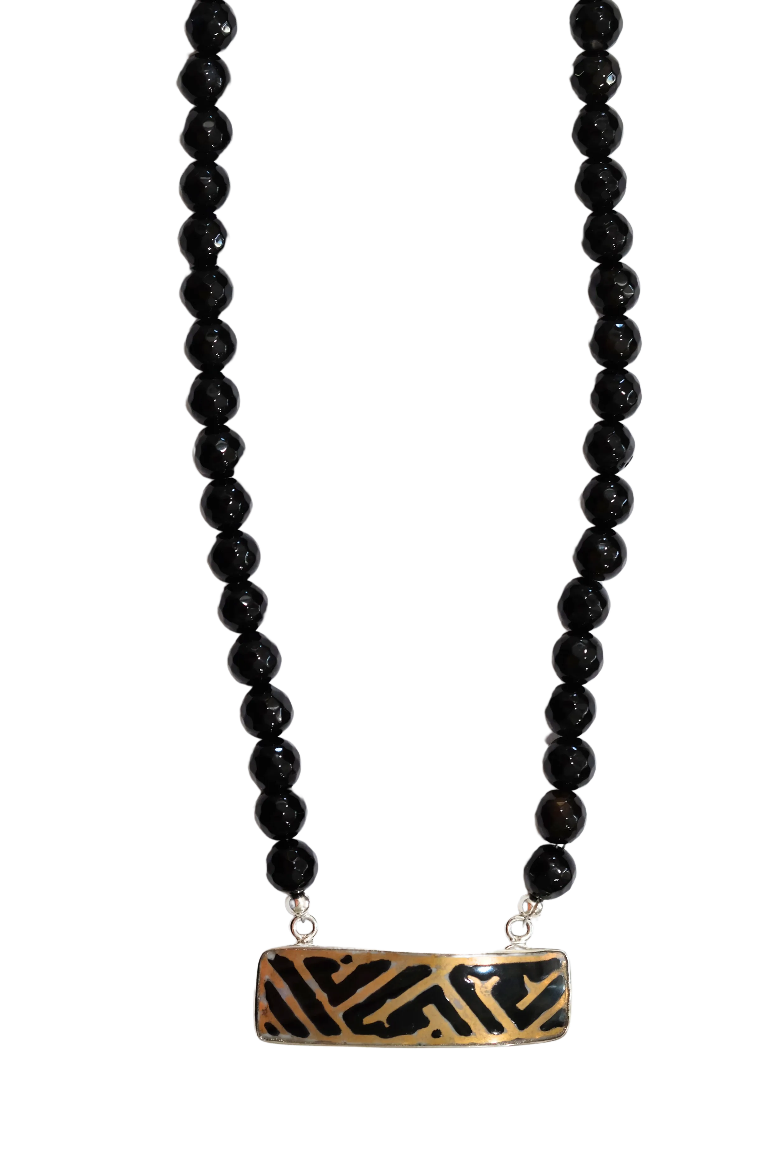 Golden Angles Bar Necklace