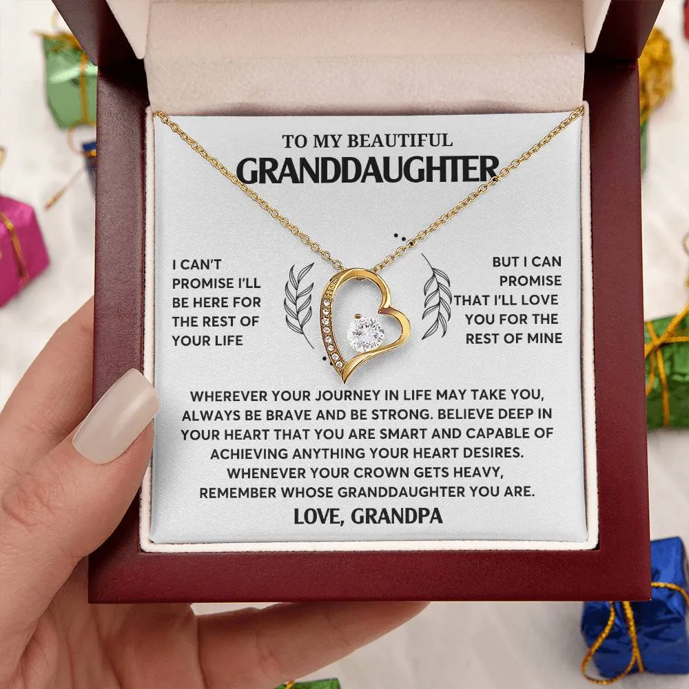 Granddaughter Gift Unusual Gift , Granddaughter Gifts, To My Granddaughter Necklace, Granddaughter Jewelry Gift