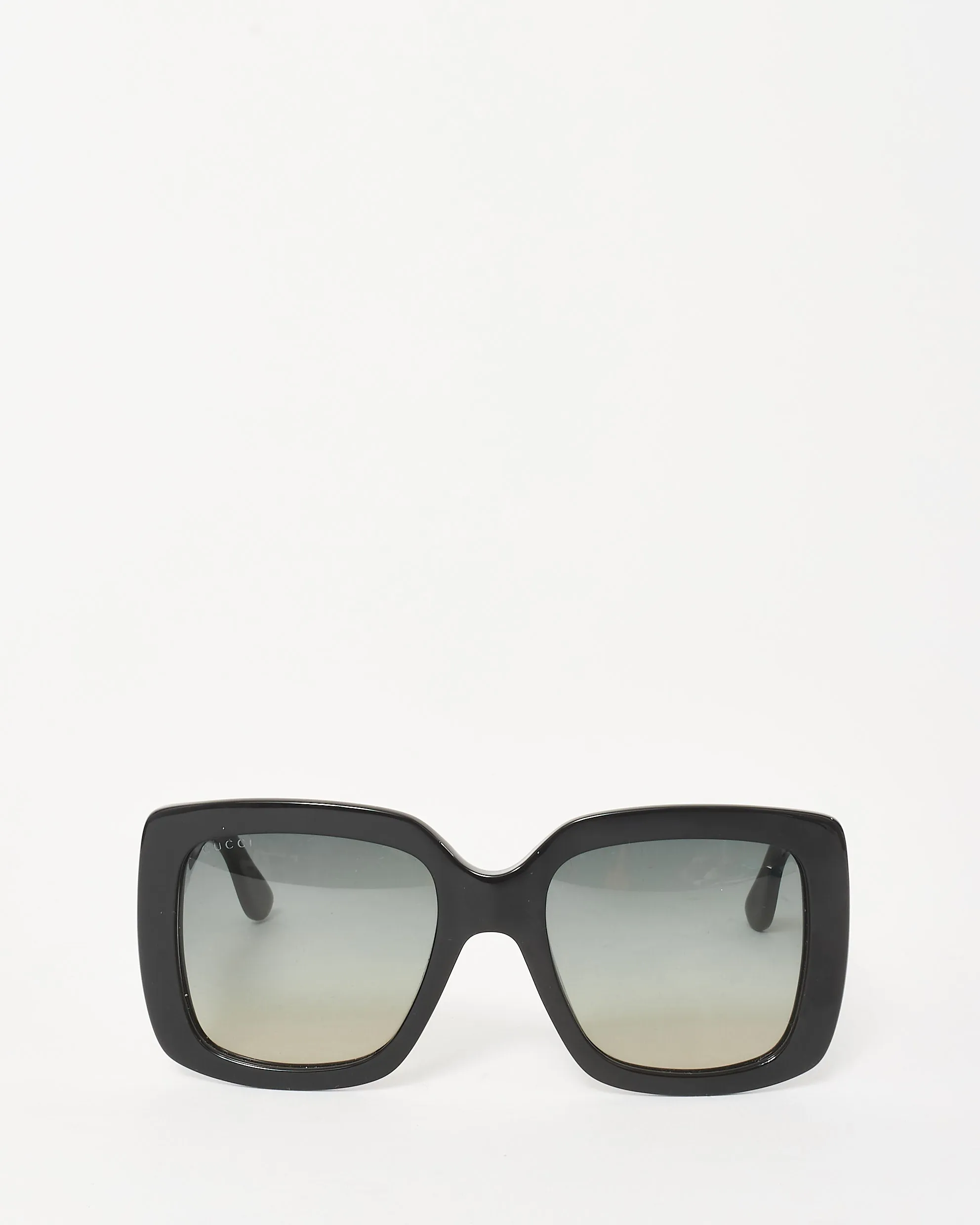 Gucci Black Acetate Logo Oversized GG0036S Square Sunglasses