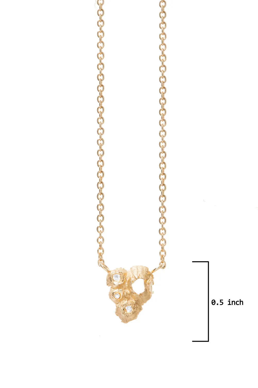 HANDCRAFTED BARNACLES INSPIRED, VELLA COLONY DIAMOND NECKLACE