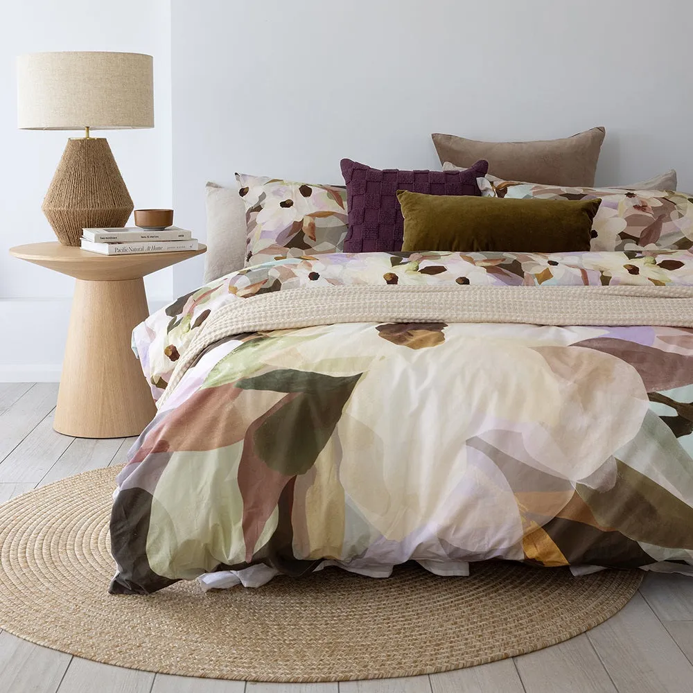 Harris Square Cushion - Plum