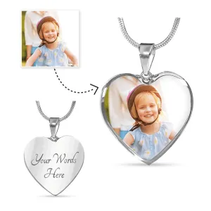 Heart Photo Necklace
