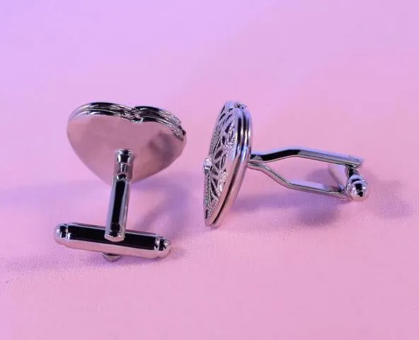 Heart Picture Cufflinks