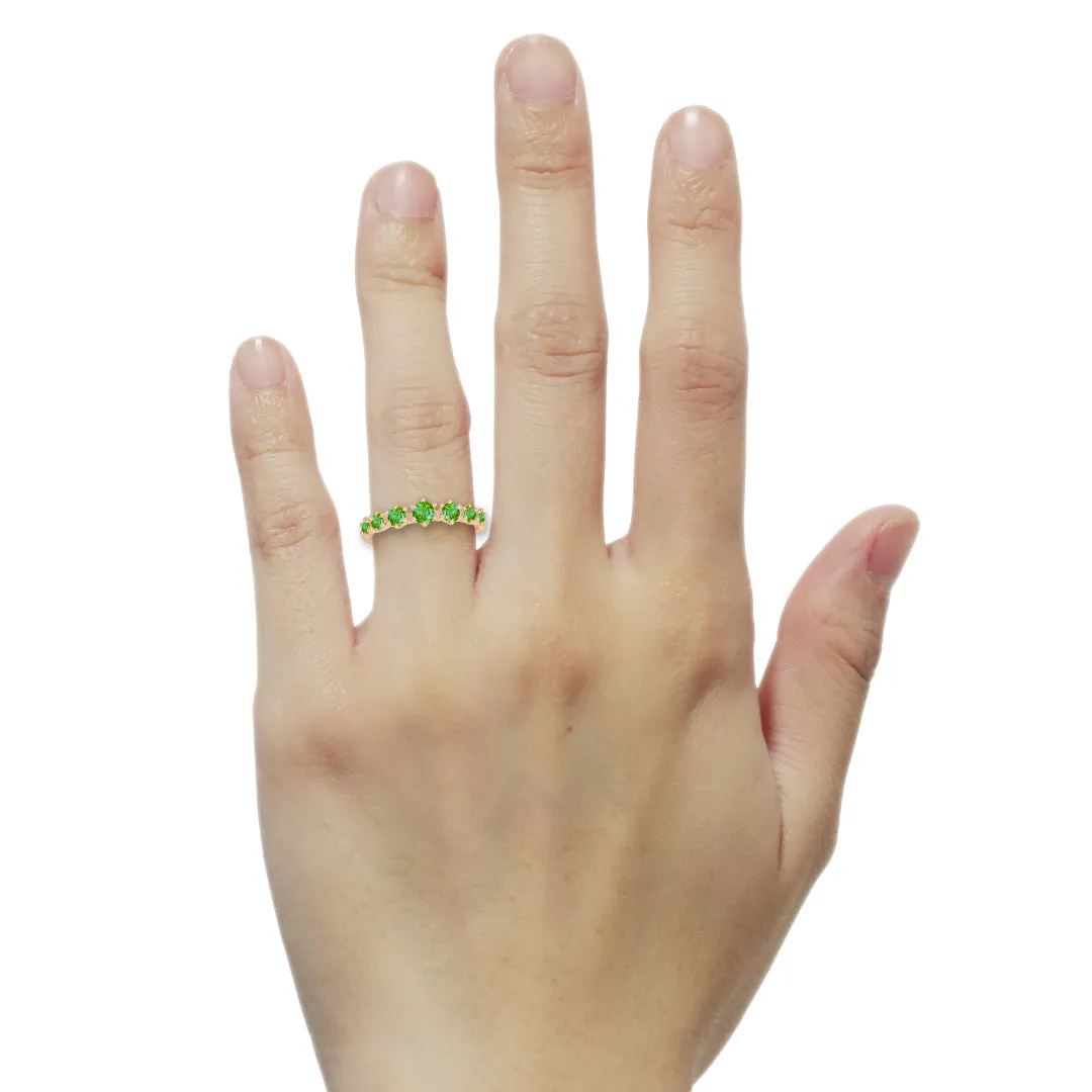 Helena Ring, petite, Green Tourmaline