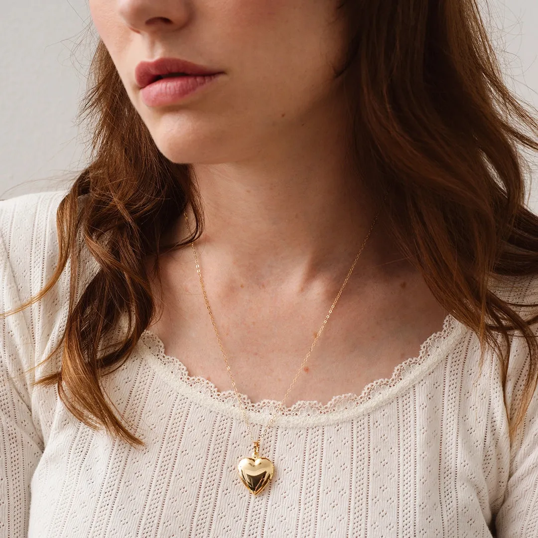 Hinged Heart Locket