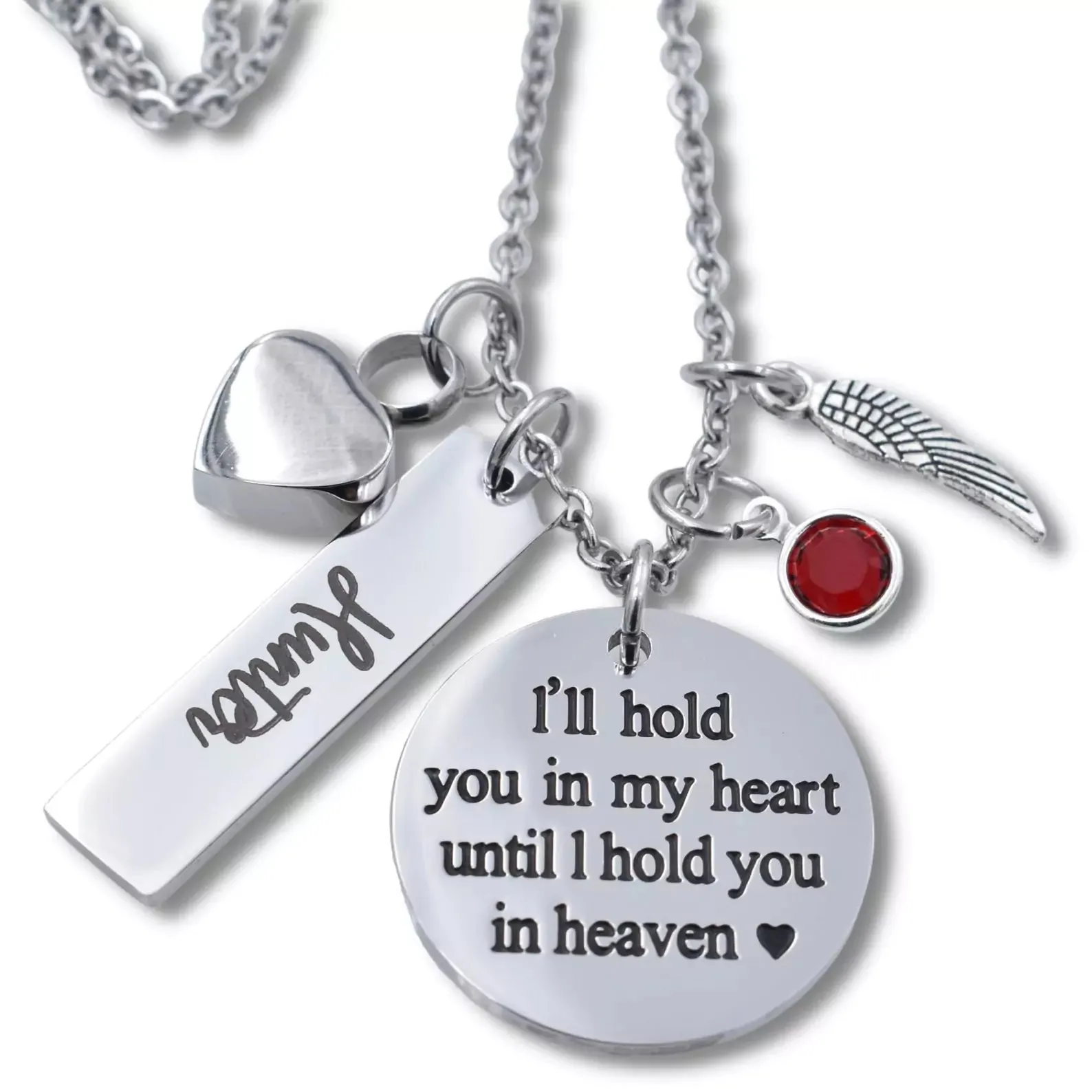Hold You In My Heart Urn Necklace