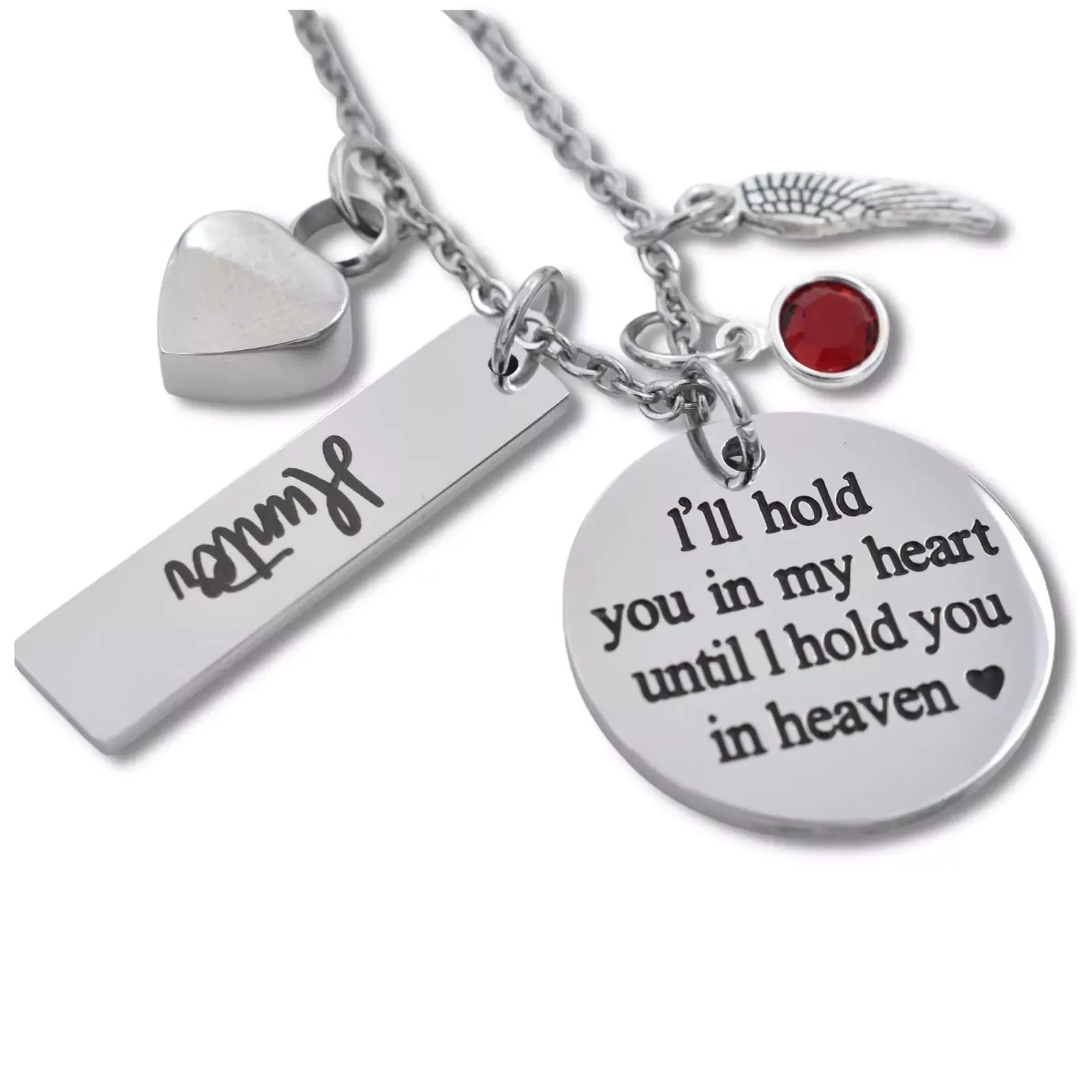 Hold You In My Heart Urn Necklace