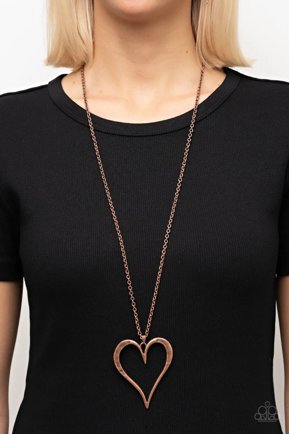 Hopelessly In Love - Copper Necklace