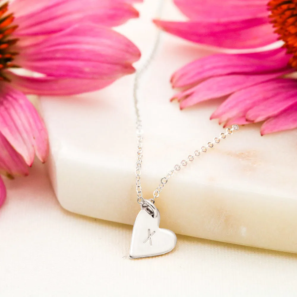 I Love You the Most Heart Charm Necklace