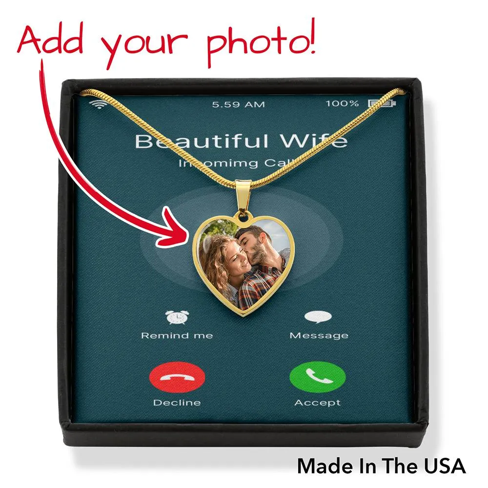 Incoming Call- Heart Necklace