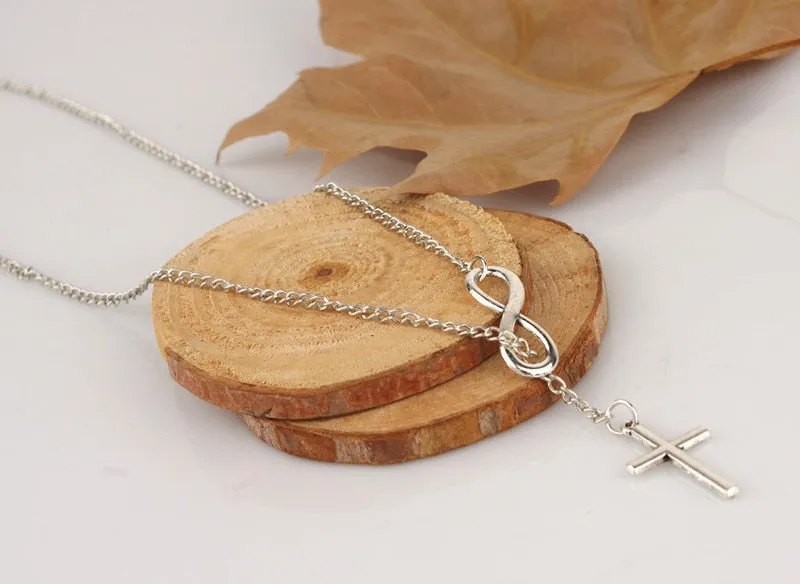 Infinity Cross Necklace