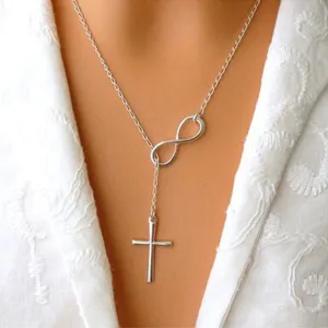 Infinity Cross Necklace