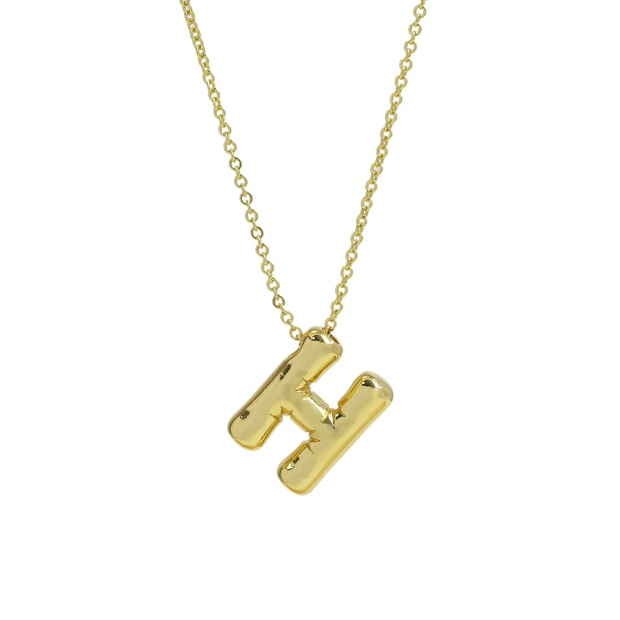 Initial Balloon Bubble Necklace