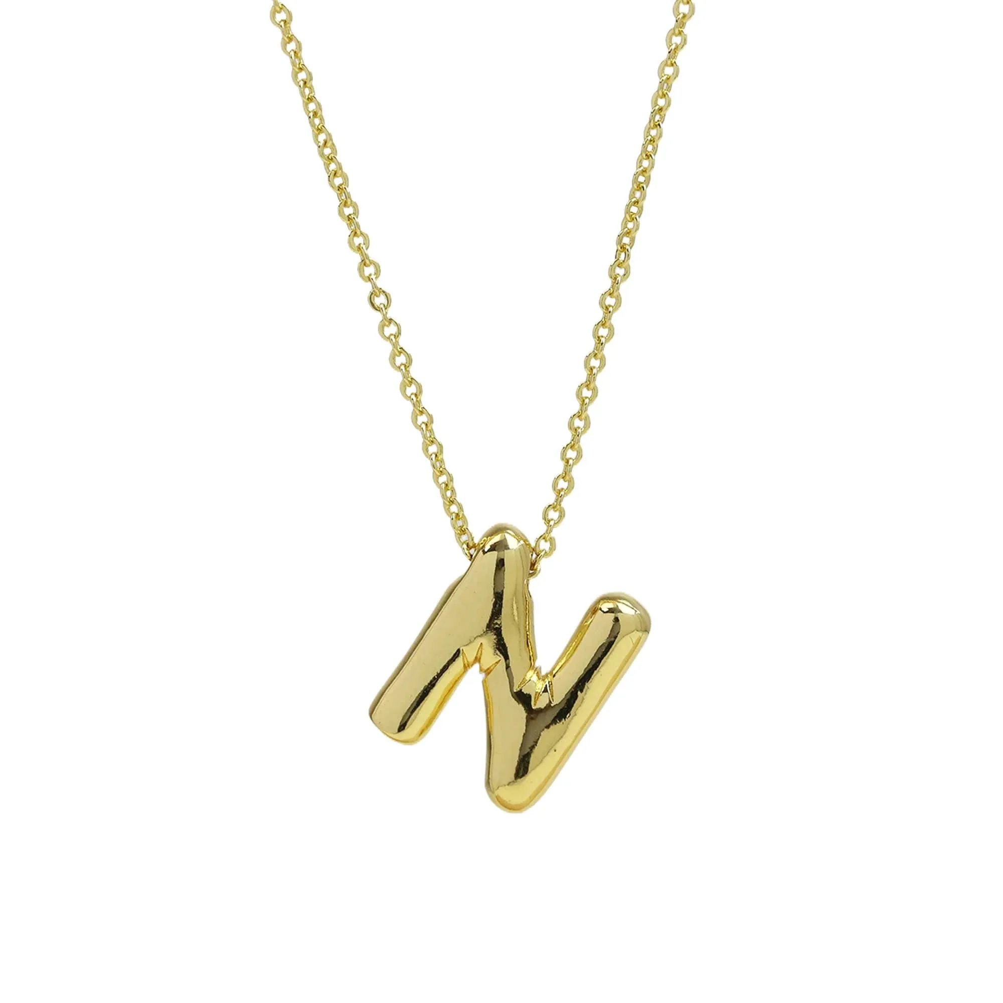 Initial Balloon Bubble Necklace