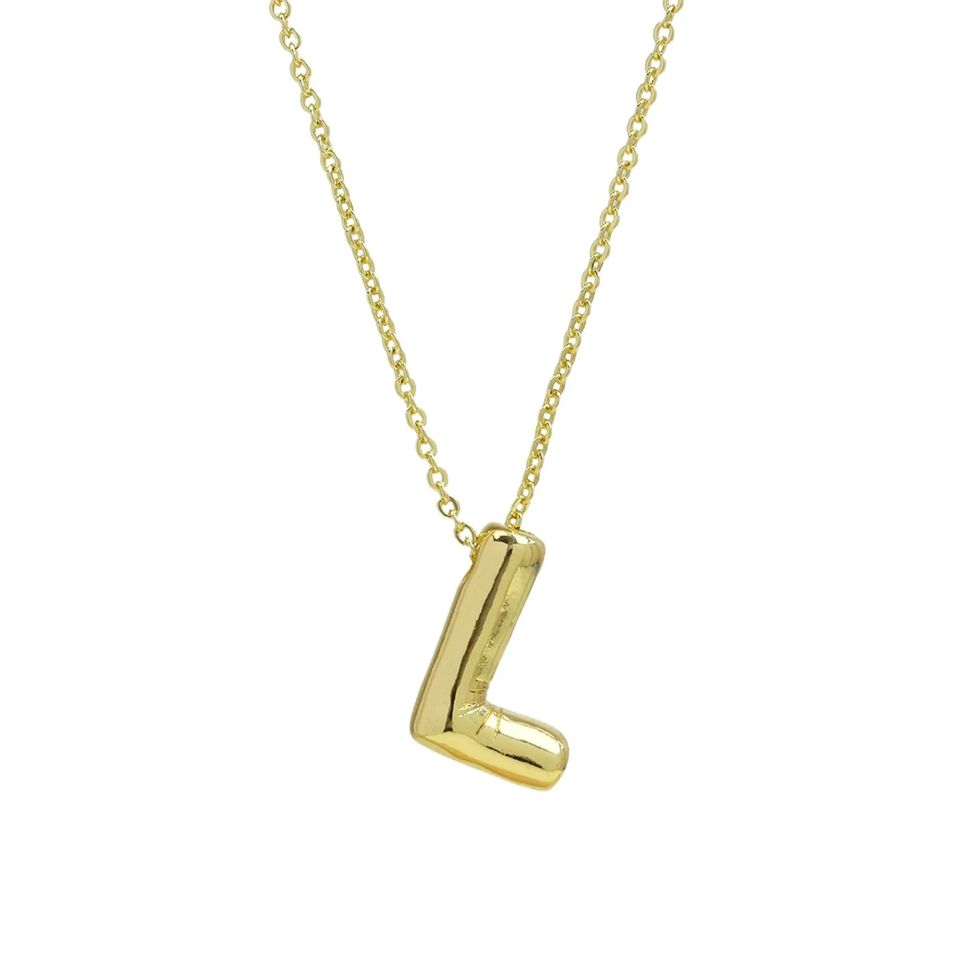 Initial Balloon Bubble Necklace