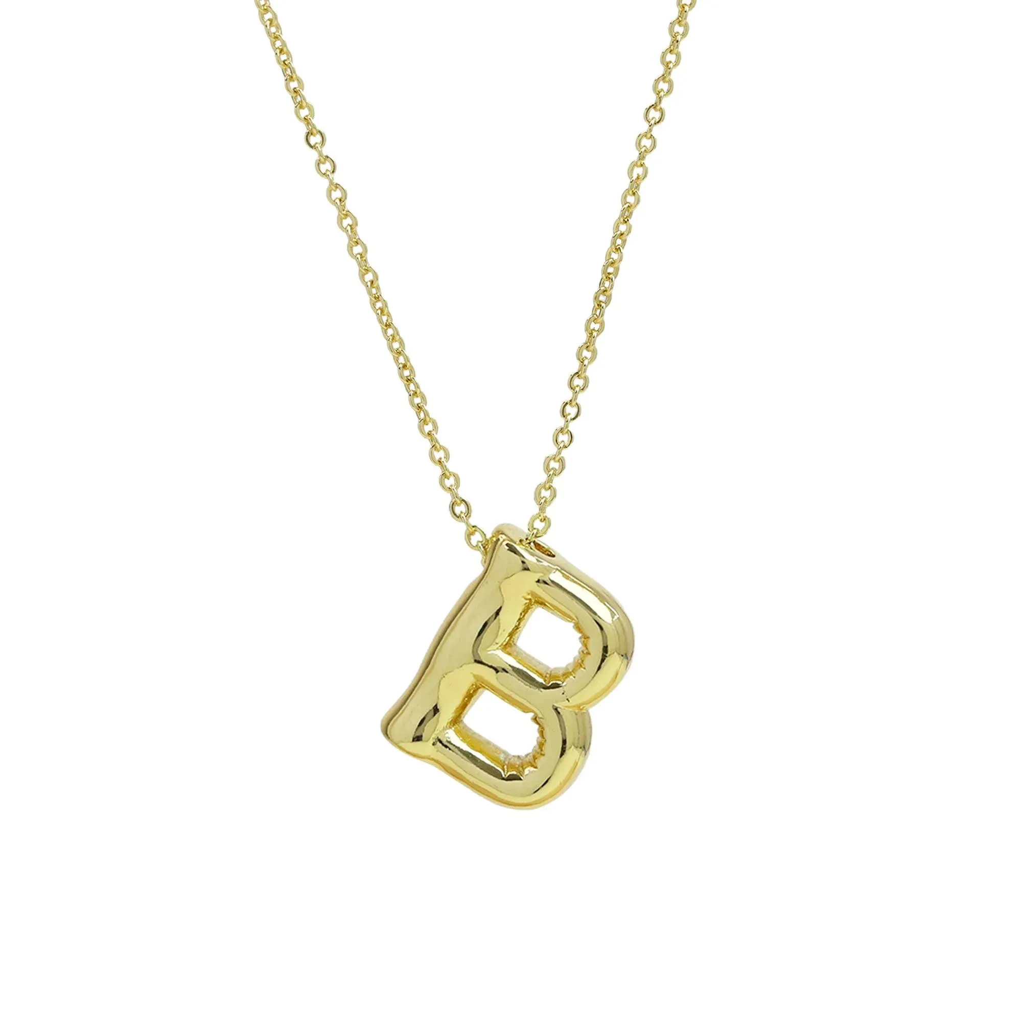 Initial Balloon Bubble Necklace