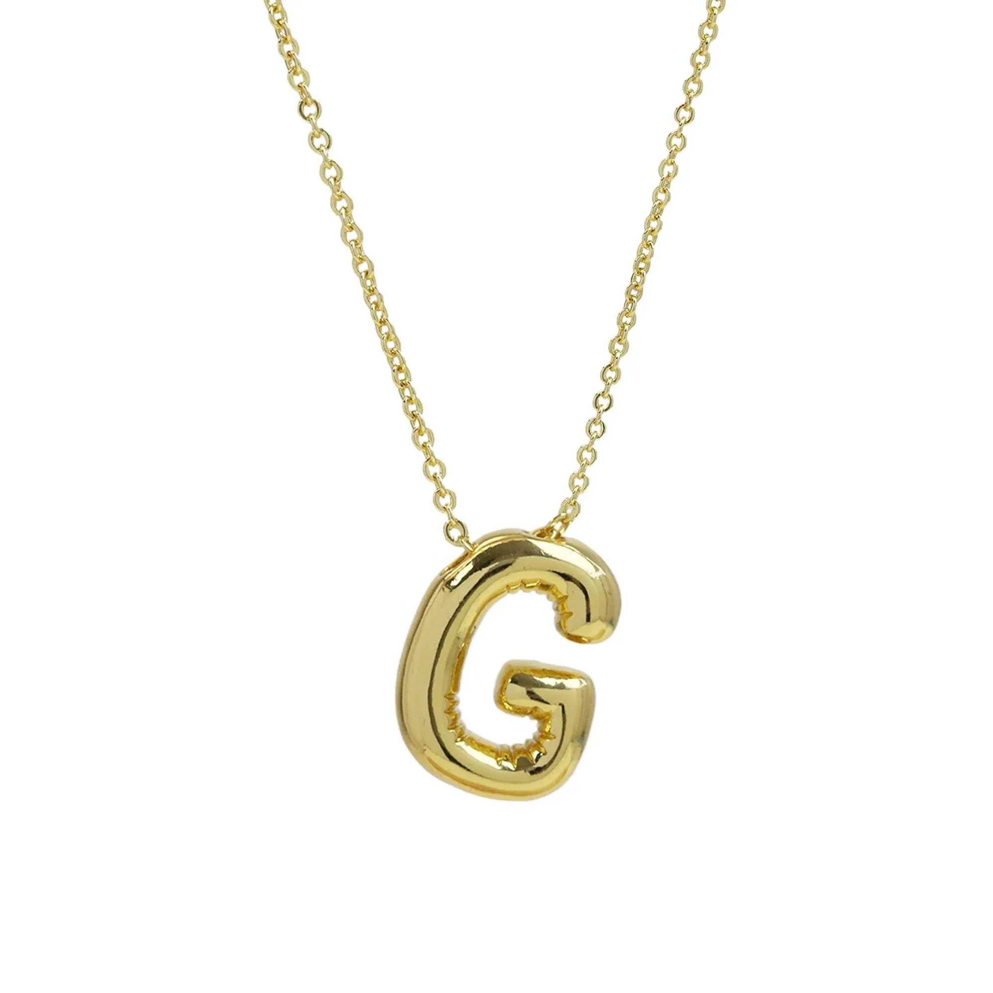 Initial Balloon Bubble Necklace