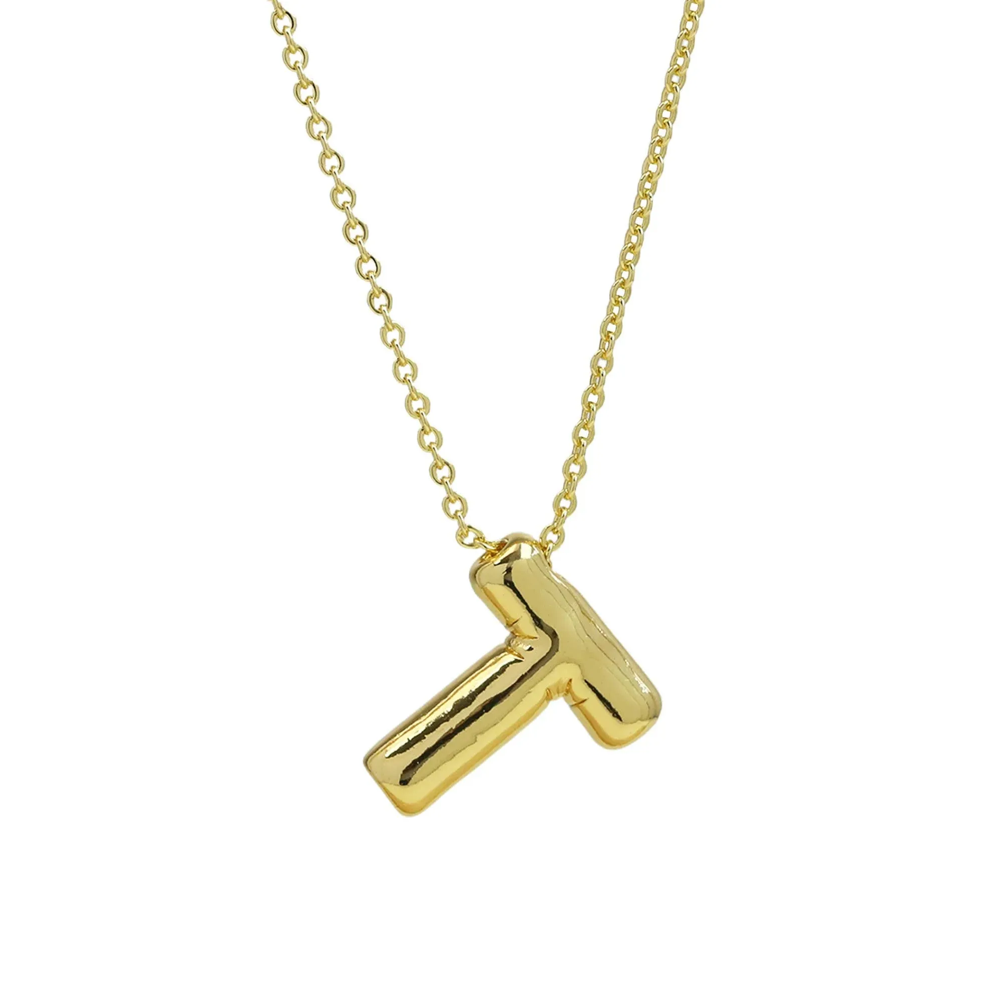 Initial Balloon Bubble Necklace