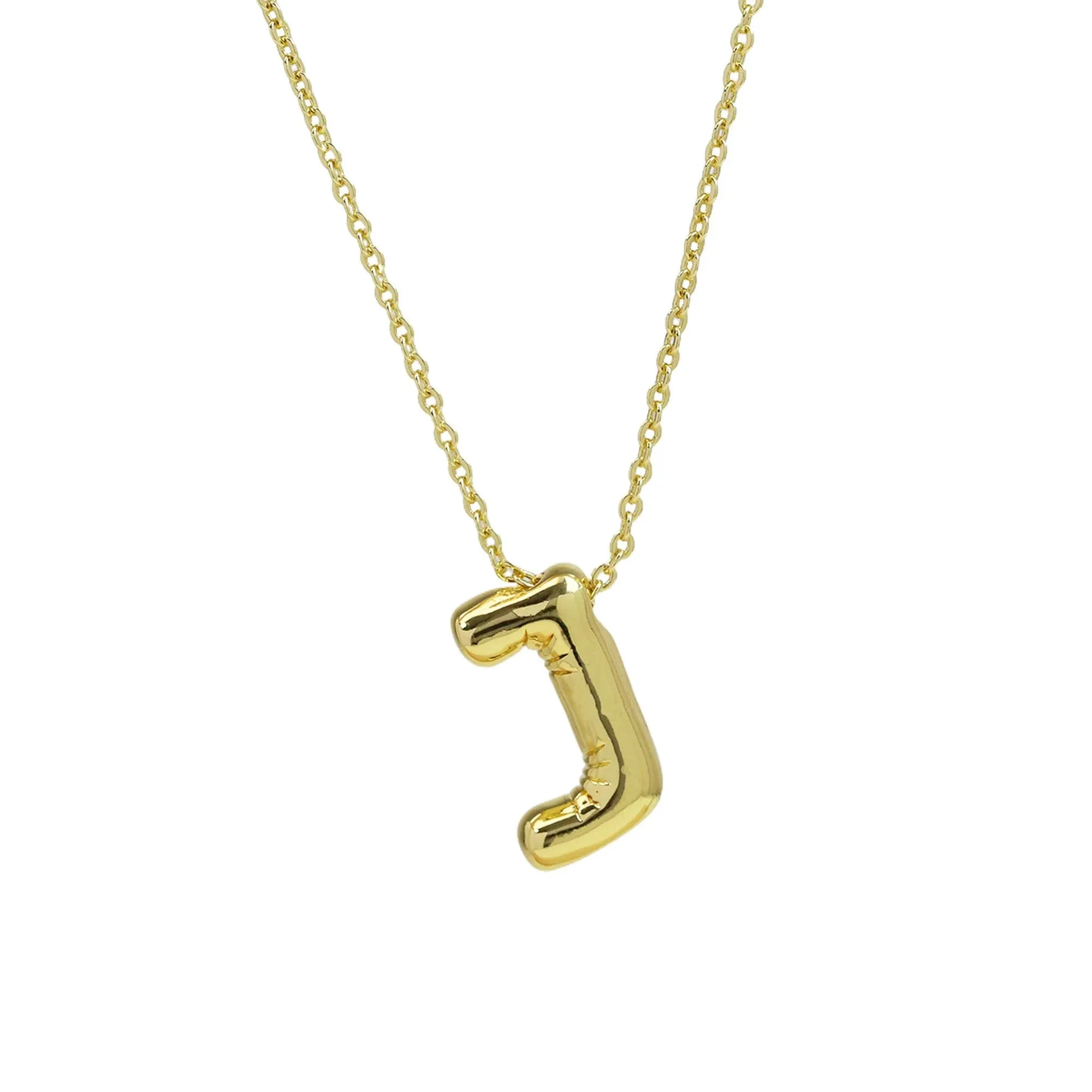 Initial Balloon Bubble Necklace