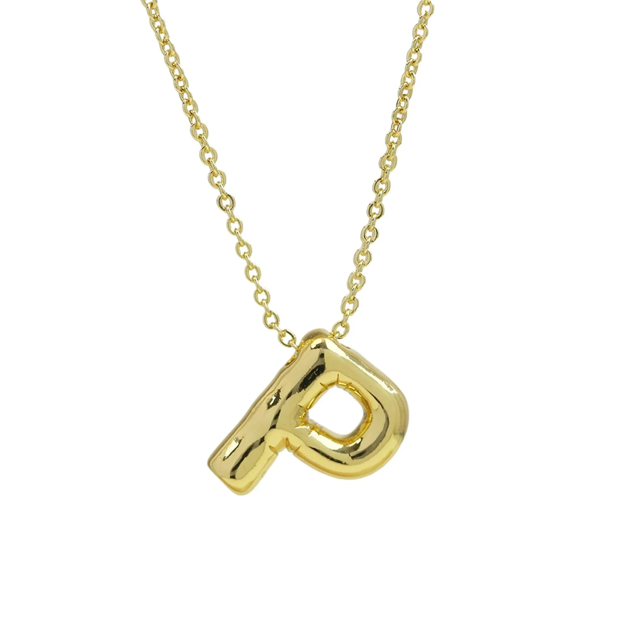 Initial Balloon Bubble Necklace