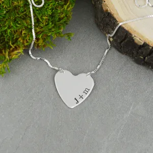 Initials Heart Necklace