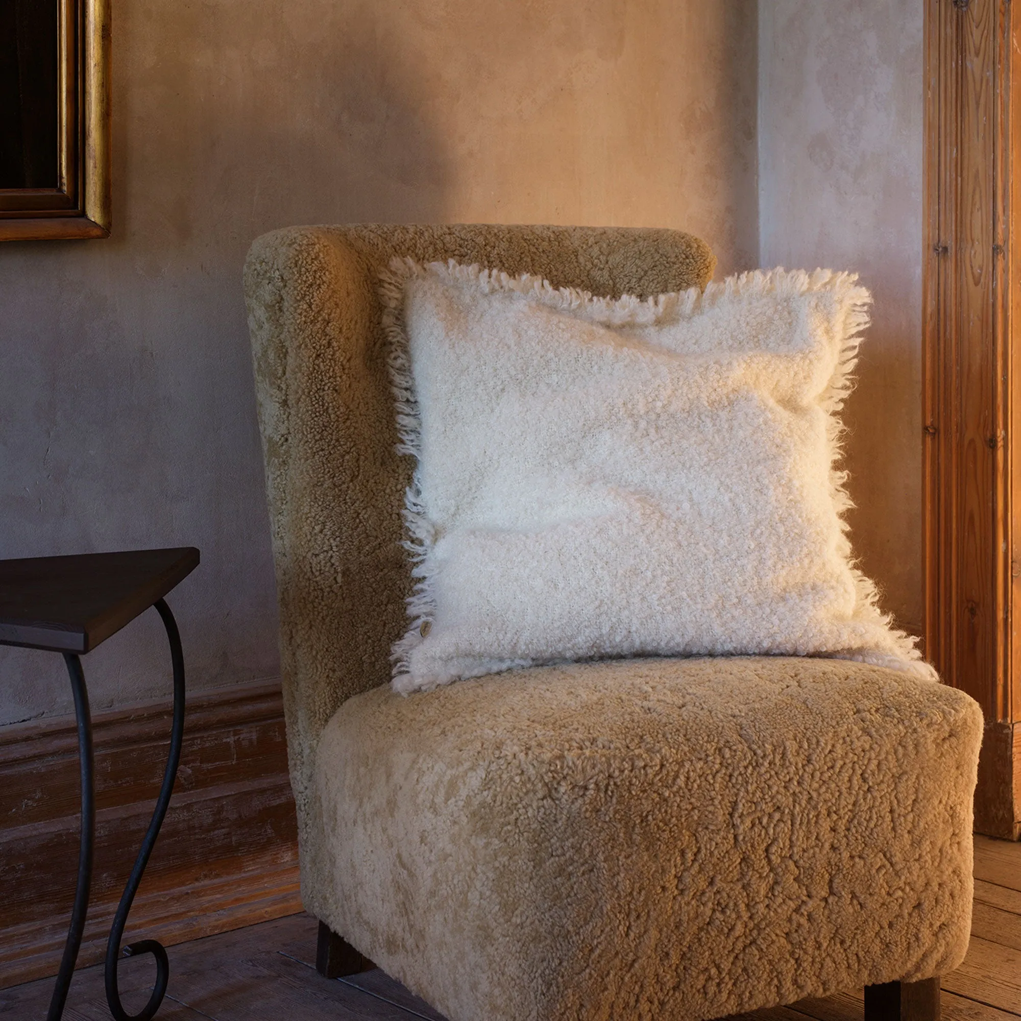 Ivory Cushion Square