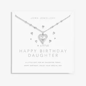 Joma A Little Happy Birthday Daughter Necklace