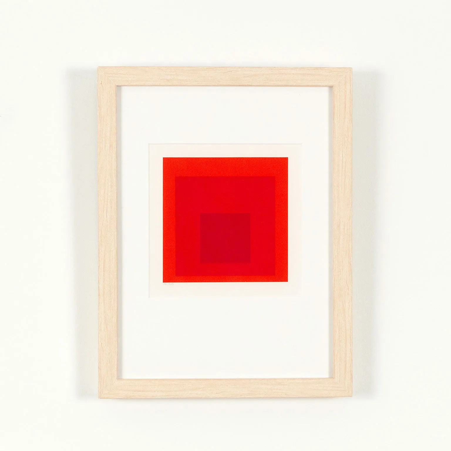 JOSEF ALBERS "EITHER/OR" SERIGRAPH, 1973