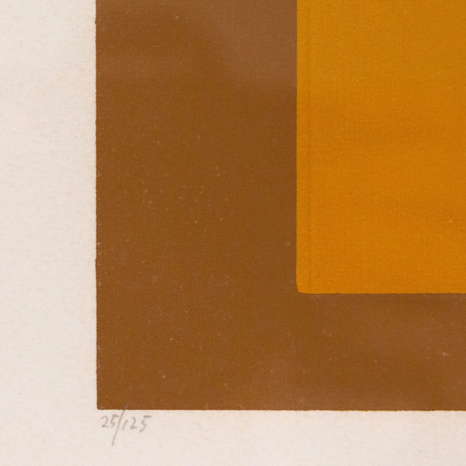JOSEF ALBERS "HARVEST GOLD" 1965