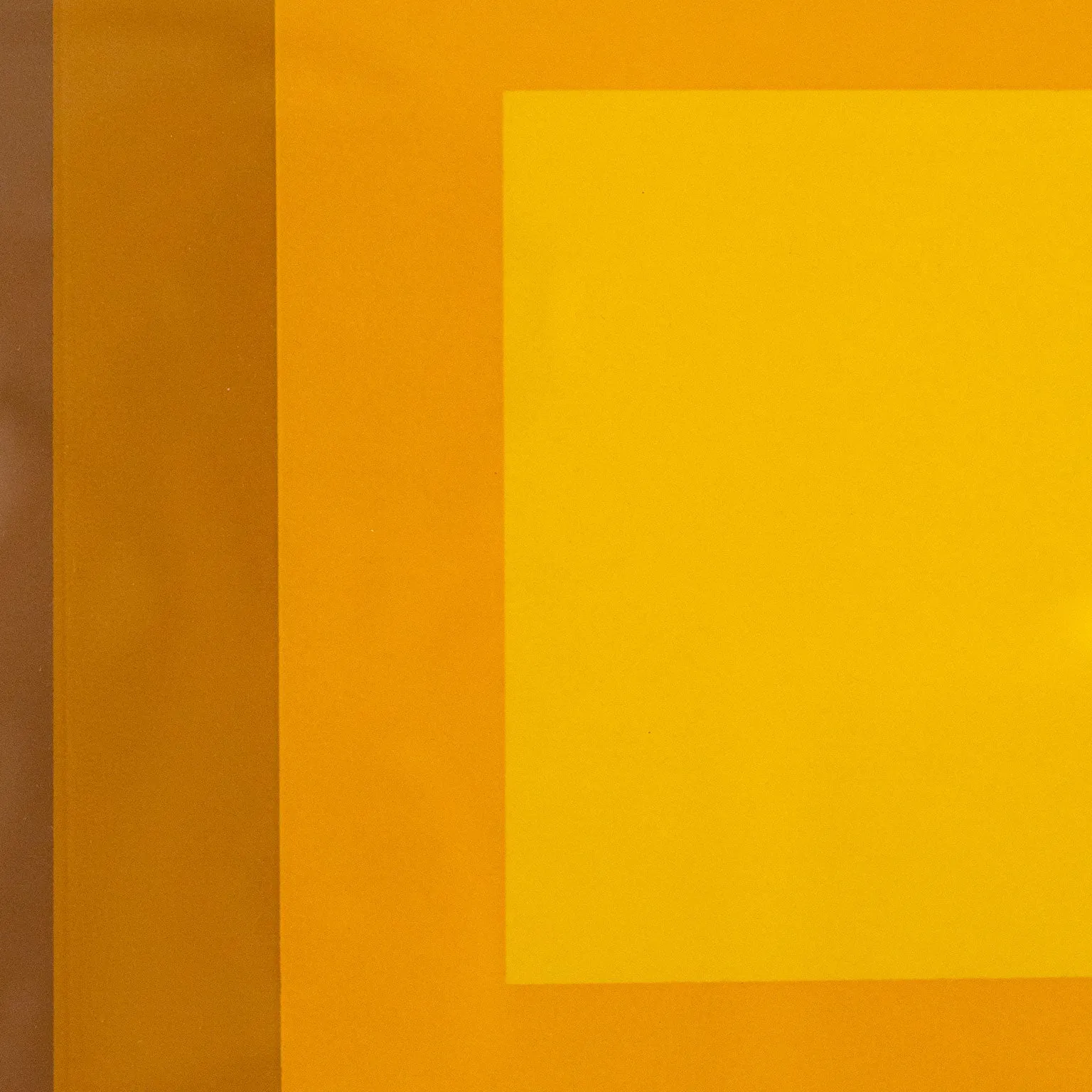 JOSEF ALBERS "HARVEST GOLD" 1965