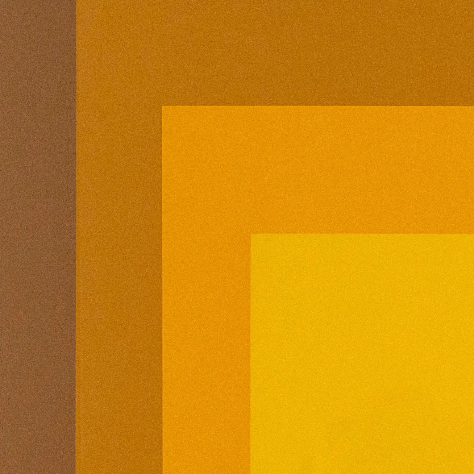 JOSEF ALBERS "HARVEST GOLD" 1965